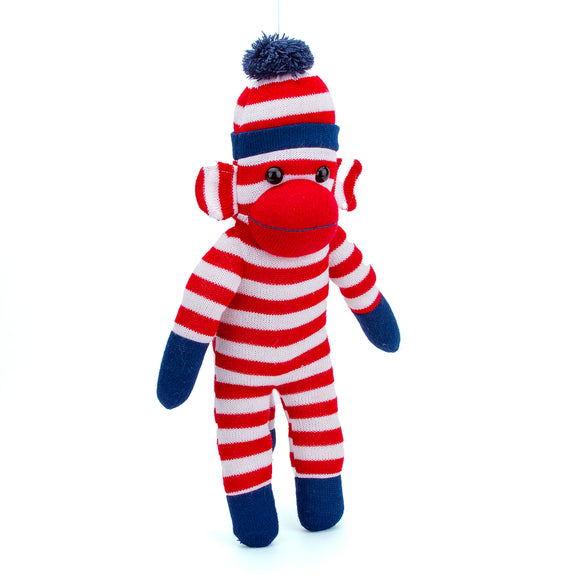 Sock Monkey 16" Red