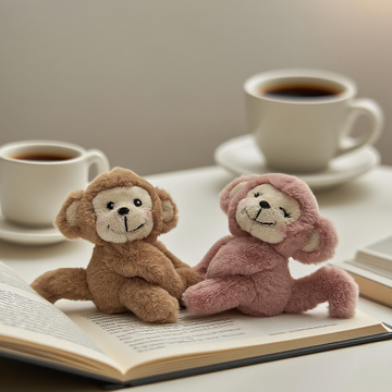 Magnetic Hugging Monkey Duo 6''