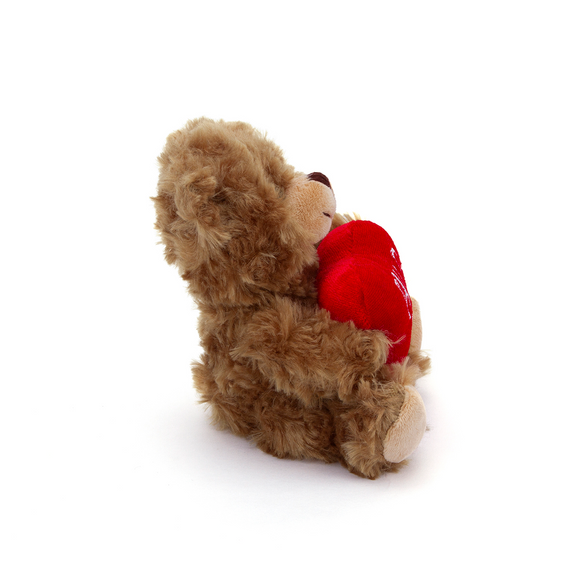 Valentine Mocha Bear 6" – HUG ME