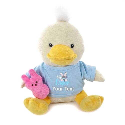 12" Duck with Custom Name 1st Easter Shirt