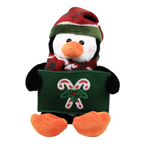 Glittering Holiday Gift card Holder 9" Plush