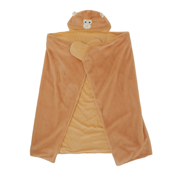 Monkey Weighted Hoodie Blanket