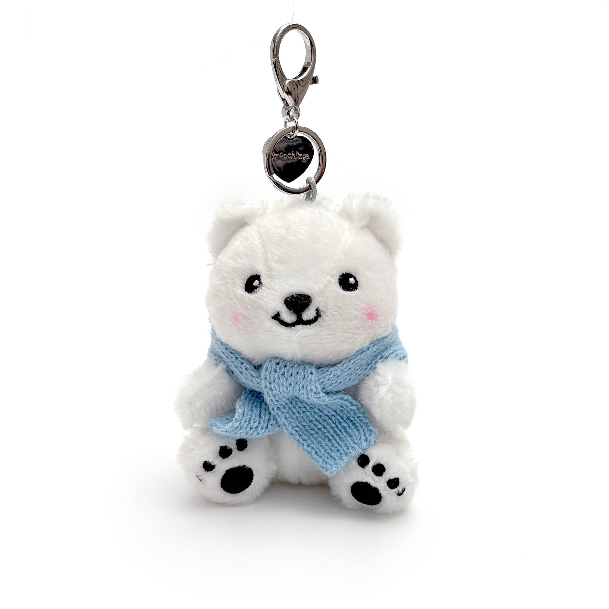くま　カートリッジC O Magnetic Polar Bear Keychain - Niva 5'' | Plushland