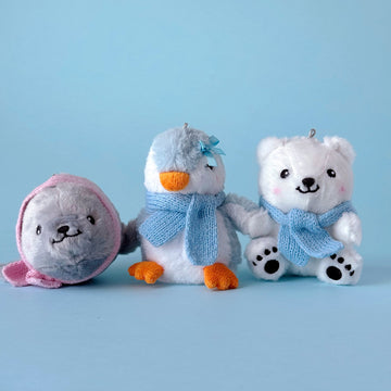 Magnetic Arctic Trio Keychain Set 5''