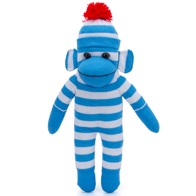 Blue Sock Monkey 16