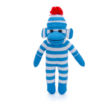 Sock Monkey 16" Blue