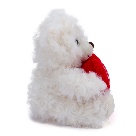 Valentine Cream Bear 6"