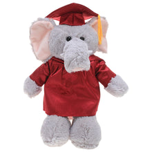 8'' Graduation Elephant Plush Stuffed Animal Toys with Cap and Personalized Gown