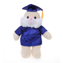 12'' Graduation Bunny Plush Stuffed Animal Toys with Cap and Personalized Gown 12''