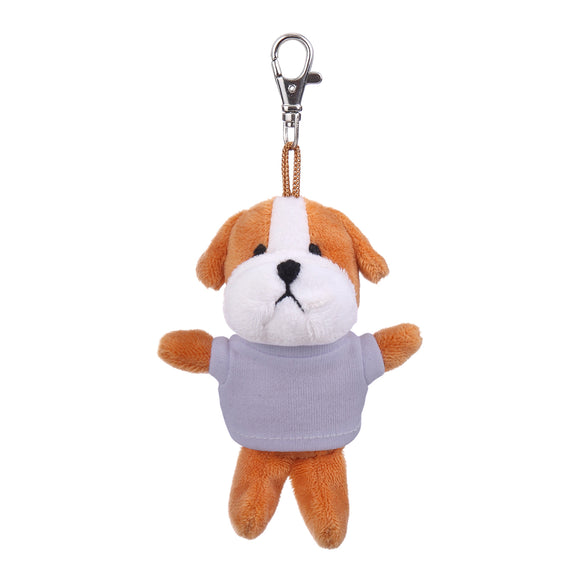 Bulldog Keychain with Tee 4"