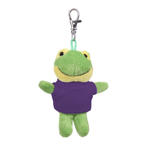 Frog Keychain with Tee 4"