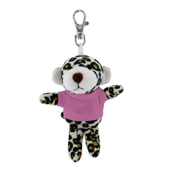 Leopard Keychain with Tee 4"