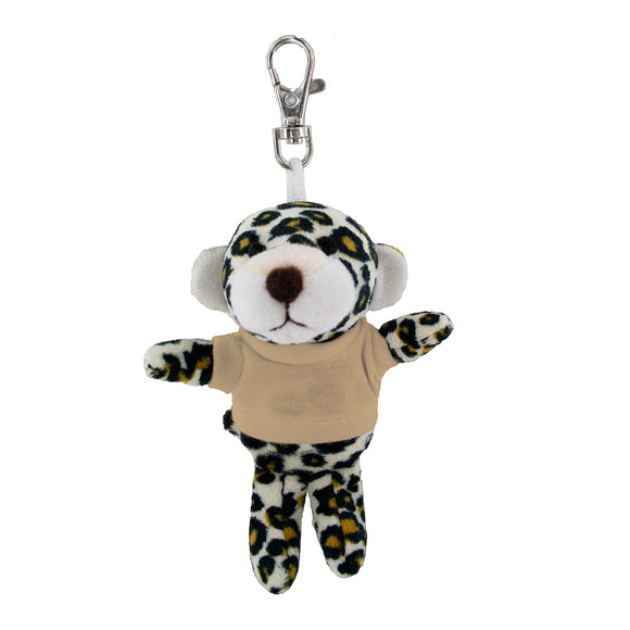 Leopard Keychain with Tee 4"