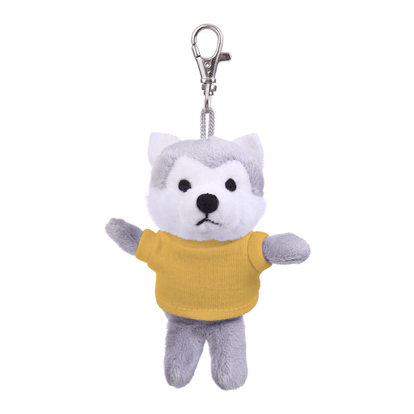 Husky Keychain with Tee 4"