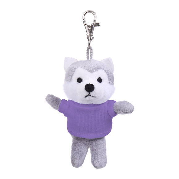 Husky Keychain with Tee 4"