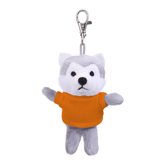 Husky Keychain with Tee 4"