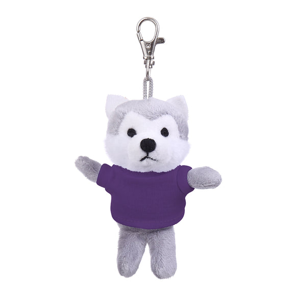 Husky Keychain with Tee 4"