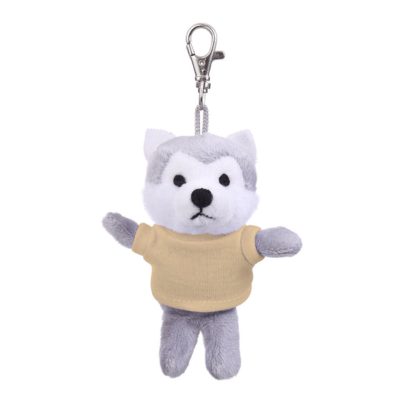 Husky Keychain with Tee 4"