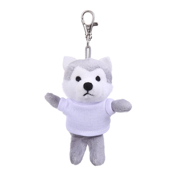 Husky Keychain with Tee 4"