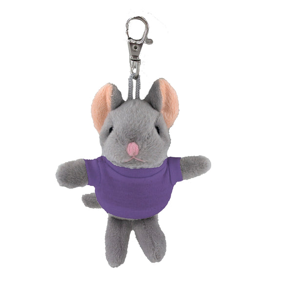 Mouse Keychain with Tee 4"