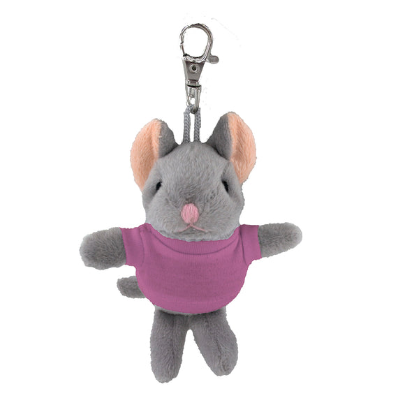 Mouse Keychain with Tee 4"