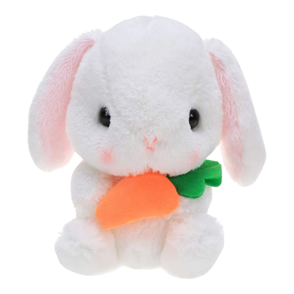 10" & 14" Easter Rabbit holding carrot Stuffed Animals