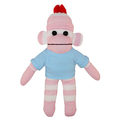 Pink sock monkey clearance