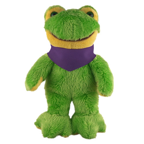 School, Charity fundraising and event gift idea - Soft Plush Stuffed Frog  with Bandana – Plushland