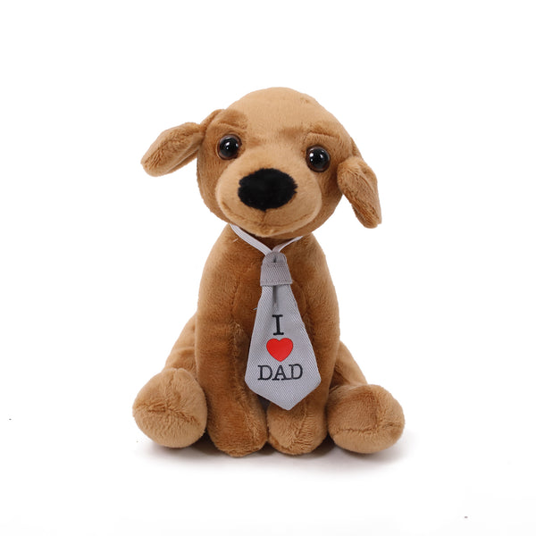 Lab PawPal with love Dad Tie 8"