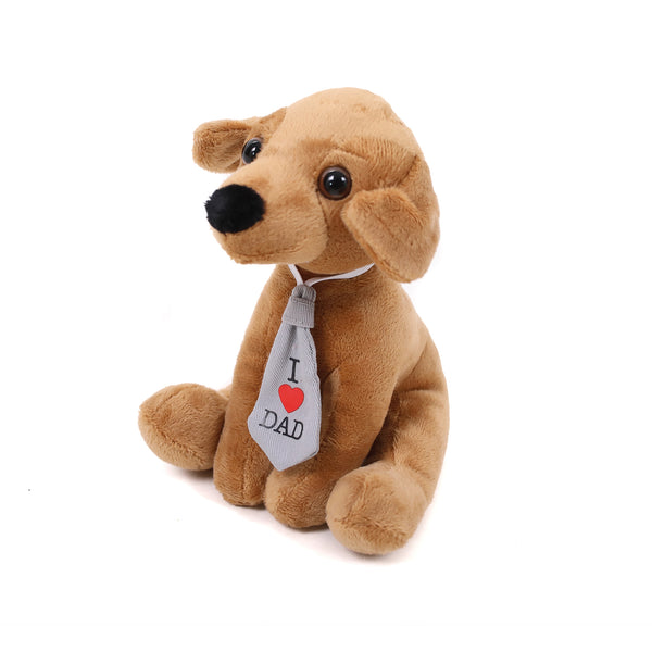 Lab PawPal with love Dad Tie 8"