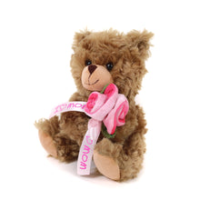 Bear with Pink Rose 'I Love Mom' Ribbon