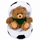Soccer Ball Zip Up Bear - additional plush stuffed animal photo 2
