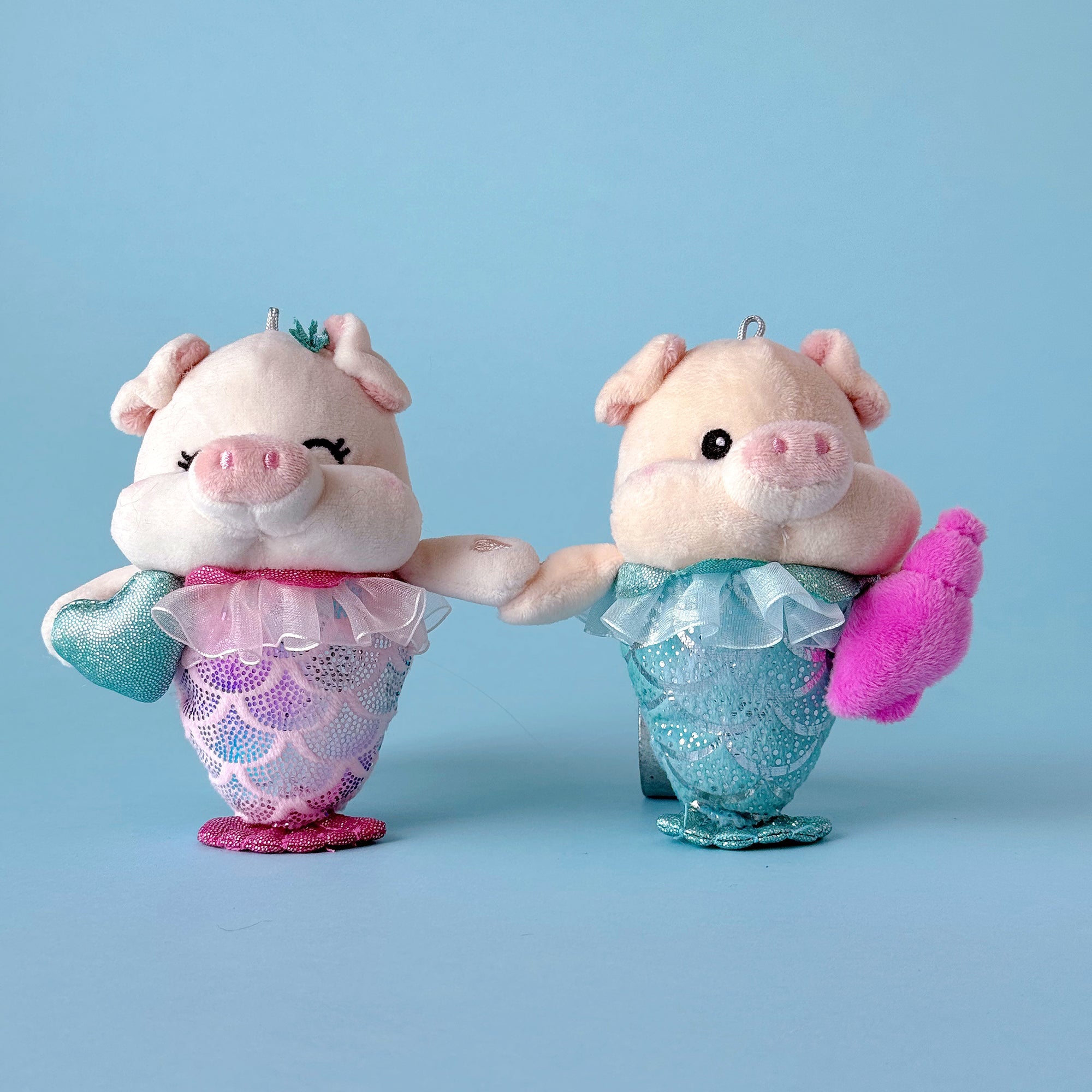 Magnetic Piggy Mermaids Duo 4''
