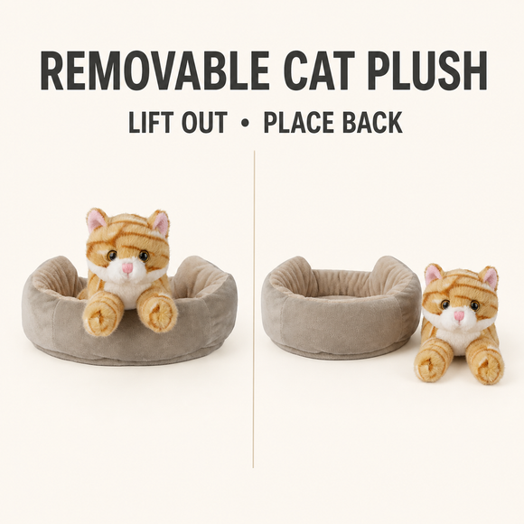 Cattery W/ tabby cat - additional plush stuffed animal photo 25