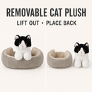 Cattery W/Black-and-White Cat - additional plush stuffed animal photo 2