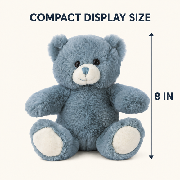 Blue Soft Bear 8"