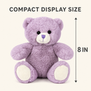 Purple Soft Bear 8"-6