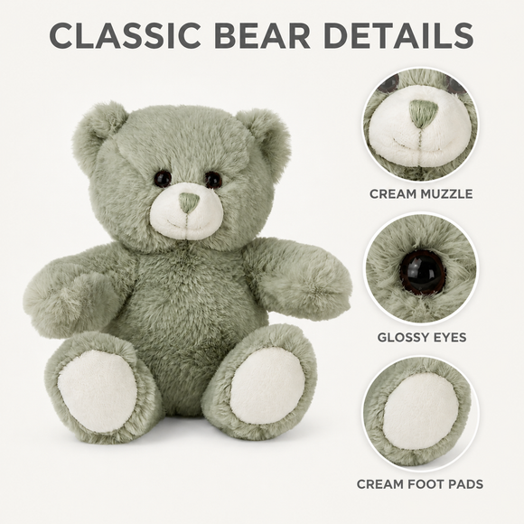 Green Soft Bear 8"