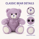 Purple Soft Bear 8"-4