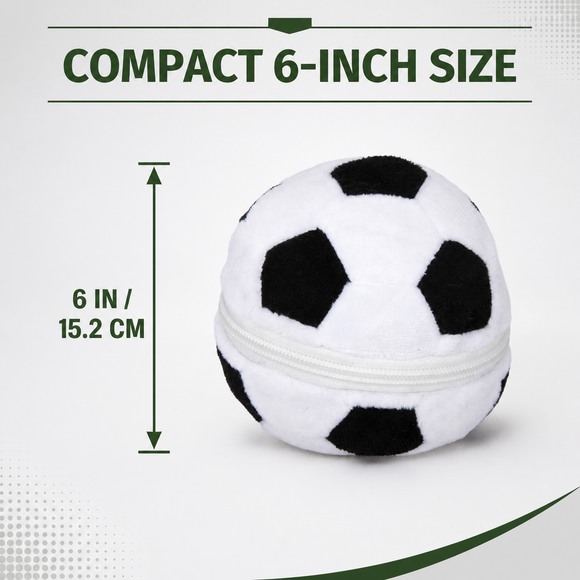 Soccer Ball Zip Up Bear - additional plush stuffed animal photo 5