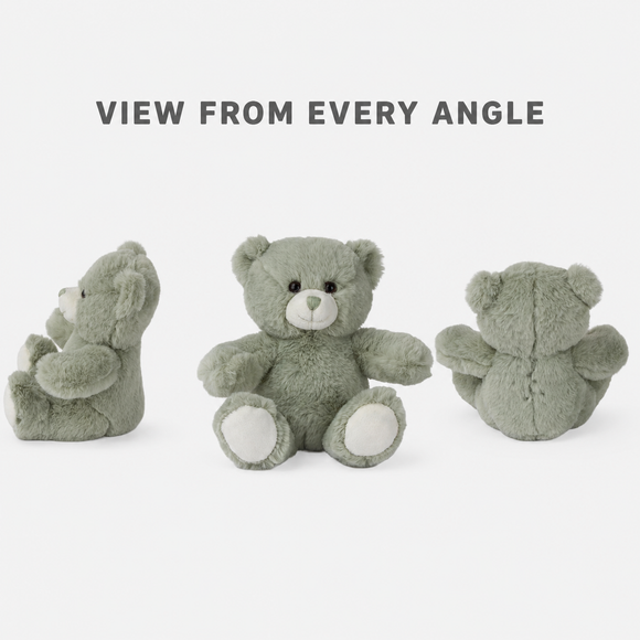Green Soft Bear 8"