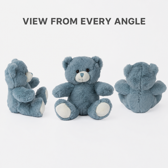 Blue Soft Bear 8"