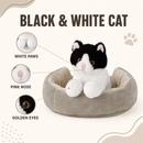 Cattery W/Black-and-White Cat - additional plush stuffed animal photo 4