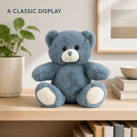 Blue Soft Bear 8"