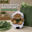 Soccer Ball Zip Up Bear - additional plush stuffed animal photo 7