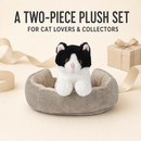 Cattery W/Black-and-White Cat - additional plush stuffed animal photo 6