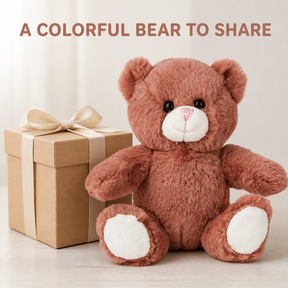 Brown Soft Bear 8"