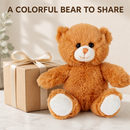 Orange Soft Bear 8"-3