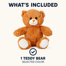 Orange Soft Bear 8"-7