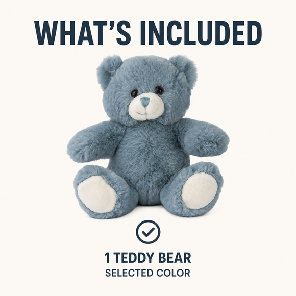 Blue Soft Bear 8"